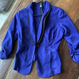 Stoosh Royal Blue Blazer with Black Trim